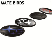 Load image into Gallery viewer, MATE BIRDS Subaru Modified Logo Forest Human Lion XV Impreza WRX STI BRZ Acrylic Carbon Fiber