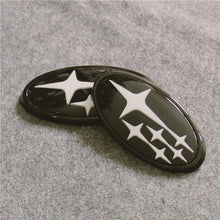 Load image into Gallery viewer, MATE BIRDS Subaru Modified Logo Forest Human Lion XV Impreza WRX STI BRZ Acrylic Carbon Fiber