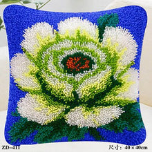 Load image into Gallery viewer, Flowers Grass Coarse Wool Latch Hook Kits DIY Cross Stitch Carpet Embroidery Plant Series Segment
