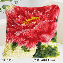 Load image into Gallery viewer, Flowers Grass Coarse Wool Latch Hook Kits DIY Cross Stitch Carpet Embroidery Plant Series Segment