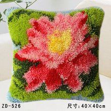 Load image into Gallery viewer, Flowers Grass Coarse Wool Latch Hook Kits DIY Cross Stitch Carpet Embroidery Plant Series Segment